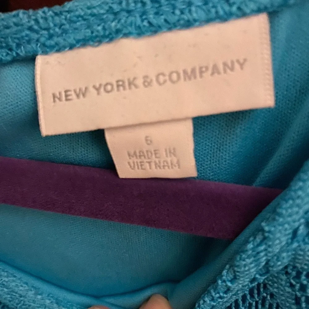 Blue Sleeveless New York and Company Dress